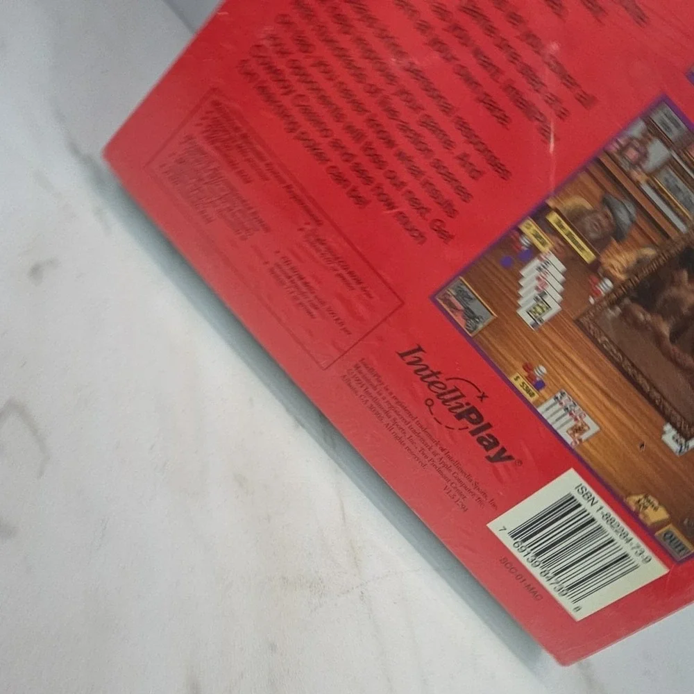 VTG✨Cowboy Casino Interactive‎ Poker CDROM Mac Macintosh✨New✨IntelliPlay✨NOS